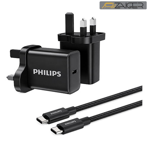 Philips Wall charger 30w + Type C Cable DLP5312