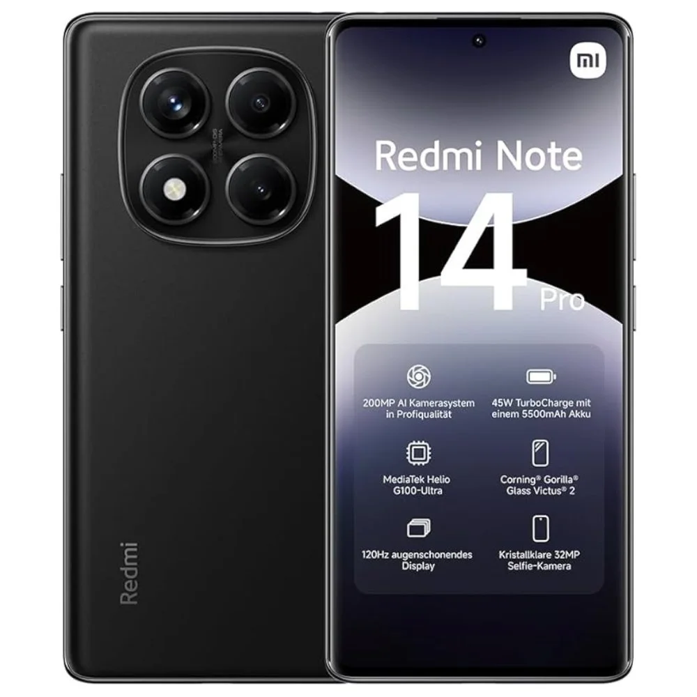 گوشی شیائومی مدل  Redmi Note 14 Pro 4G دوسیم کارت حافظه256 رم 8 گیگابایت - ساخت کشور چین (Global)